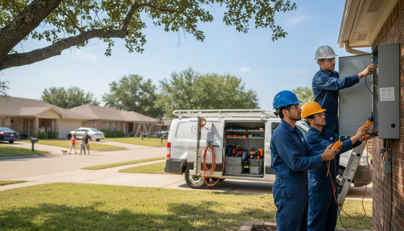 Certified electrician providing emergency electrical services in Purcell, MO